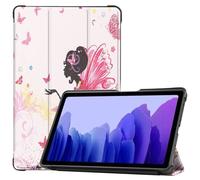 Housse Etui Coque Pochette Simili Cuir Pour Samsung Galaxy Tab A7 T500 / T505 (10,4 Pouces) - Fée
