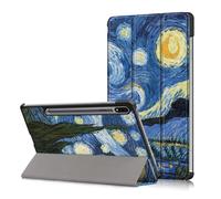 Housse Etui Coque Pochette Simili Cuir Pour Samsung Galaxy Tab S7 Et S8 T870 / T875 (11 Pouces) - Nuit Étoilée