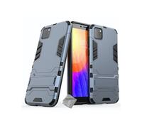 Housse etui coque rigide anti choc pour Huawei Y5p + verre trempe - BLEU FONCE -