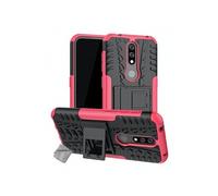 Housse etui coque rigide anti choc pour Nokia 4.2 + verre trempe - ROSE -