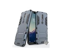 Housse etui coque rigide anti choc pour Nokia 6.1 Plus (2019) + film ecran - BLEU FONCE -