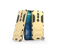 Housse etui coque rigide anti choc pour Nokia 7.1 (2018) + film ecran - OR -