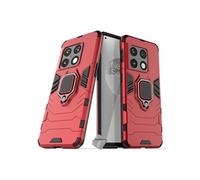 Housse etui coque rigide anti choc pour OnePlus 10 Pro 5G + film ecran - ROUGE -