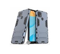 Housse etui coque rigide anti choc pour Oppo A15 + film ecran - BLEU FONCE -