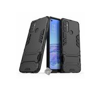 Housse etui coque rigide anti choc pour Oppo A53 / A53s + verre trempe - NOIR -
