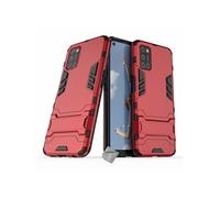 Housse etui coque rigide anti choc pour Oppo A72 + film ecran - ROUGE -