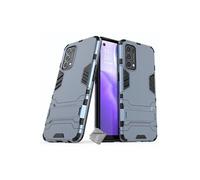 Housse etui coque rigide anti choc pour Oppo Find X3 Lite / Realme GT Master Edition + film ecran - BLEU FONCE -