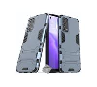 Housse etui coque rigide anti choc pour Oppo Find X3 Lite / Realme GT Master Edition + verre trempe - BLEU FONCE -