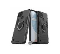 Housse etui coque rigide anti choc pour Realme C21 + film ecran - NOIR -