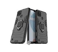 Housse etui coque rigide anti choc pour Realme C21-Y / C25Y + verre trempe - NOIR -