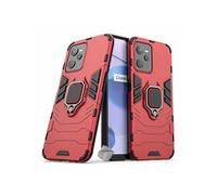 Housse etui coque rigide anti choc pour Realme C35 / Narzo 50A Prime + film ecran - ROUGE -