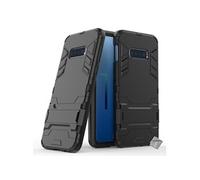 Housse etui coque rigide anti choc pour Samsung Galaxy S10e + verre trempe - NOIR -