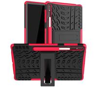 Housse Etui Coque Rigide Anti Choc Pour Samsung Galaxy Tab S7 Fe / S7 Plus / S8 Plus T730 / T736 / X800 / X806 (12,4 Pouces) - Rose