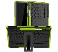 Housse Etui Coque Rigide Anti Choc Pour Samsung Galaxy Tab S7 Fe / S7 Plus / S8 Plus T730 / T736 / X800 / X806 (12,4 Pouces) - Vert