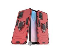 Housse etui coque rigide anti choc pour Vivo Y21 / Y21s / Y33s + verre trempe - ROUGE -