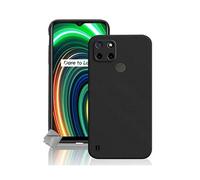 Housse etui coque silicone gel fine pour Realme C21-Y / C25Y + film ecran - NOIR -