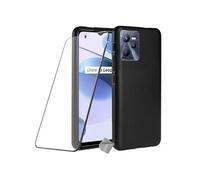 Housse etui coque silicone gel fine Realme C35 / Narzo 50A Prime + film ecran - NOIR -