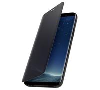 Housse Étui Flip Cover Miroir pour Samsung Galaxy S8 Plus - Fonction Stand, Noir
