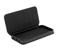 Housse Etui Folio Portefeuille Apple iPhone SE, 5S, 5 - Noir Clapet Aimanté
