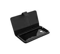 Housse Etui Folio Portefeuille pour Samsung Galaxy J3 - Fonction Support Noir