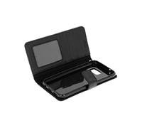 Housse Etui Folio Portefeuille Noir Samsung Galaxy S7 - Fonction Support