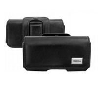 Housse Etui Luxe Universel CUIR Noir Horizontal D ~ Samsung E820 / E850 / E860