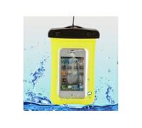Housse etui pochette etanche waterproof pour Samsung G389F Galaxy Xcover 3 VE - JAUNE -