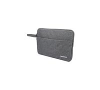 Manhattan Seattle Laptop Sleeve 14.5", Grey, Padded, Extra Soft Internal Cushioning, Main Compartment with double zips, Zippered Front Pocket, Carry Loop, Water Resistant and Durable, Notebook Slipcas