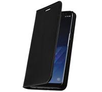 Housse Etui Portefeuille Cuir Noir pour Samsung Galaxy S8 - Protection Intégrale