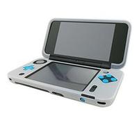 Housse étui protection silicone pour Nintendo NEW 2 DS XL (NEW 2DS LL) - Anti choc / rayures - Blanc - Straße Game ® blanc G