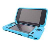 Housse étui protection silicone pour Nintendo NEW 2 DS XL (NEW 2DS LL) - Anti choc / rayures - Bleu