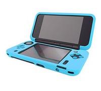 Housse étui protection silicone pour Nintendo NEW 2 DS XL (NEW 2DS LL) - Anti choc / rayures - Bleu - Straße Game ® bleu G
