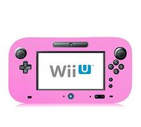 Housse étui protection silicone pour Nintendo Wii U - Anti choc / rayures - Rose