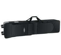Classic Cantabile Housse Clavier G1 - avec roulettes trolley - 133 x 30 x 17 cm - 2 grandes poches extérieures - noir
