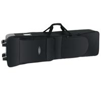 Housse Etui Sac à Roulettes Piano Numerique Synthetiseur 138 cm Rembourrage Noir