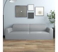 Housse Extensible Canapé 2 Places Anthracite Jersey de Polyester Meuble vidaXL