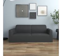 vidaXL Housse extensible de canapé 3 places Jersey polyester Anthracite
