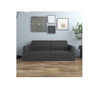 vidaXL Housse extensible pour canapé 2 places Jersey polyester Anthracite 332937