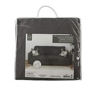Housse Extensible Canape Trois Places Gris Deco Textile d'interieur Plaid et Jete de Lit