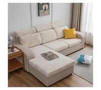 Housse Extensible en Velours Doux pour canapé 1 à 4 Places pour Les canapés d'angle ou en L Protection Meubles(Style 7,Headrest(W20-40cm L40-70cm))