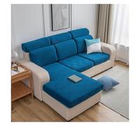 Housse Extensible en Velours Doux pour canapé 1 à 4 Places pour Les canapés d'angle ou en L Protection Meubles(Style 1,Backrest(W30-55cm L60-85cm))