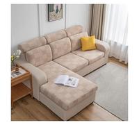 Housse Extensible en Velours Doux pour canapé 1 à 4 Places pour Les canapés d'angle ou en L Protection Meubles(Style 2,Backrest(W30-55cm L60-85cm))