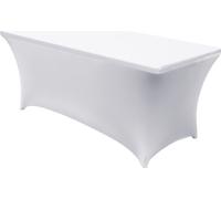 Housse extensible Nappe extensible Tishcover Élasthanne blanc GreenBlue 180x75x75cm GB371