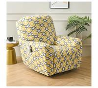 Housse Extensible pour Fauteuil Inclinable, Protection De Fauteuil pour Fauteuil Inclinable Housse De Fauteuil Inclinable 4 PièCes Housse Extensible avec Poche Housse pour Fauteuil TV(Color:J)