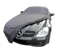 Housse EXTÉRIEUR Compatible avec Mercedes-Benz SLK-Class (R171) avec Manchons DE RÉTROVISEURS | Noir Housse BÂCHE Voiture Hiver | Couvre Auto | 100% ÉTANCHE LA Pluie ET UV RÉSISTANT | LIVRÉ Rapide