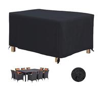 Housse Exterieur Impermeable 97x97x97cm Mobilier Jardin Housse imperméable, 600D Oxford Tissu Housse Salon de Jardin Résistance au Vent Bache Salon de Jardin