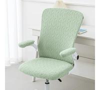 Housse Fauteuil Bureau 1 Set Office Chair Cover Elastic Gaming Anti-Dirty Split Computer Seat Slipcover for Bar Home(A1)