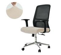 Housse Fauteuil Bureau 1PC Thicken Striped Office Chair Cover Stretch Computer Covers Lift Rotating Gaming Chair Protector Study Room Home(A4 Seat Cover)