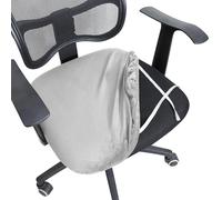 Housse Fauteuil Bureau 1PC Velvet Spandex Office Chair Seat Covers Stretch Solid Color Cover Removable Dust(9inch 2pcs)