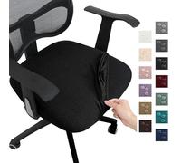 Housse Fauteuil Bureau Waterproof Office Computer Seat Protective Elasticity Split Cover Universal Anti-Dust Thicken Chair 1PC(Light Grey)
